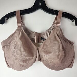 Felina Paramour Bra 42C Jessamine Full Figure Minimizer 115083 Beige Mauve